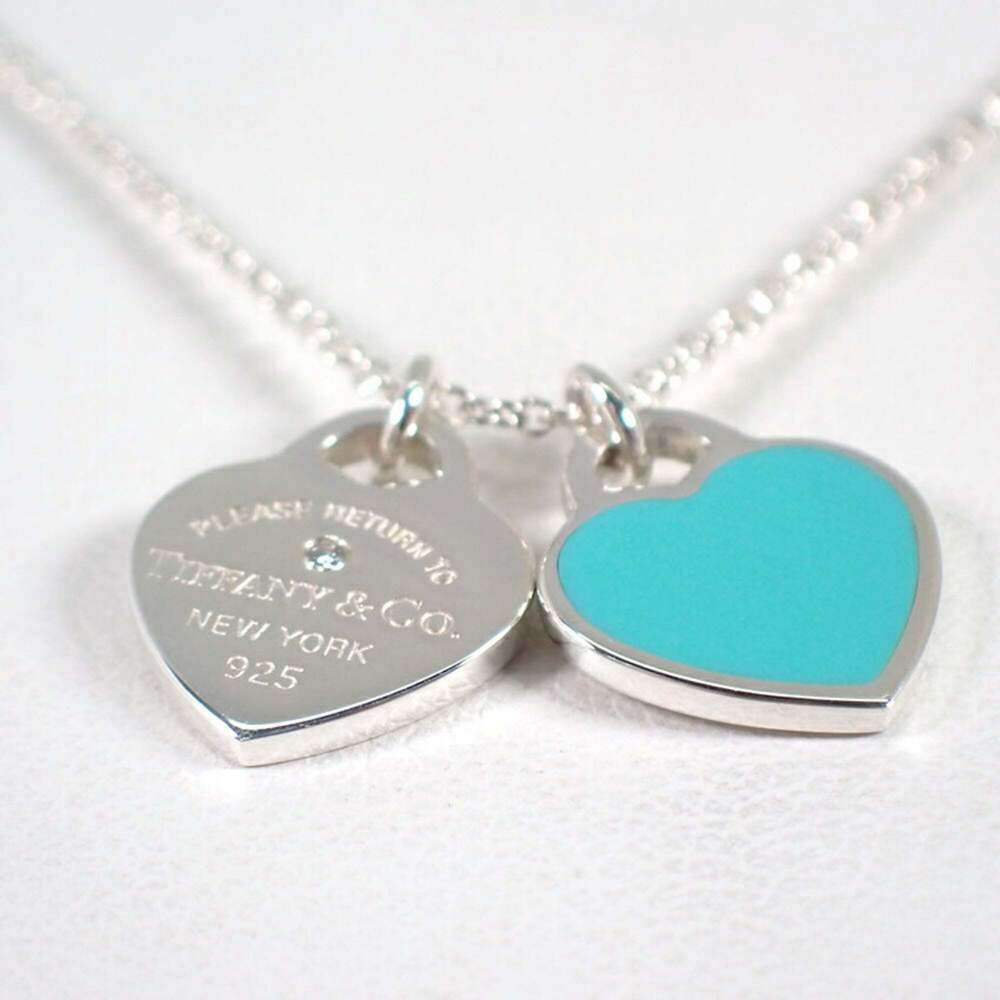 TIFFANY Authentic Silver Heart Necklace - Picture 5 of 9
